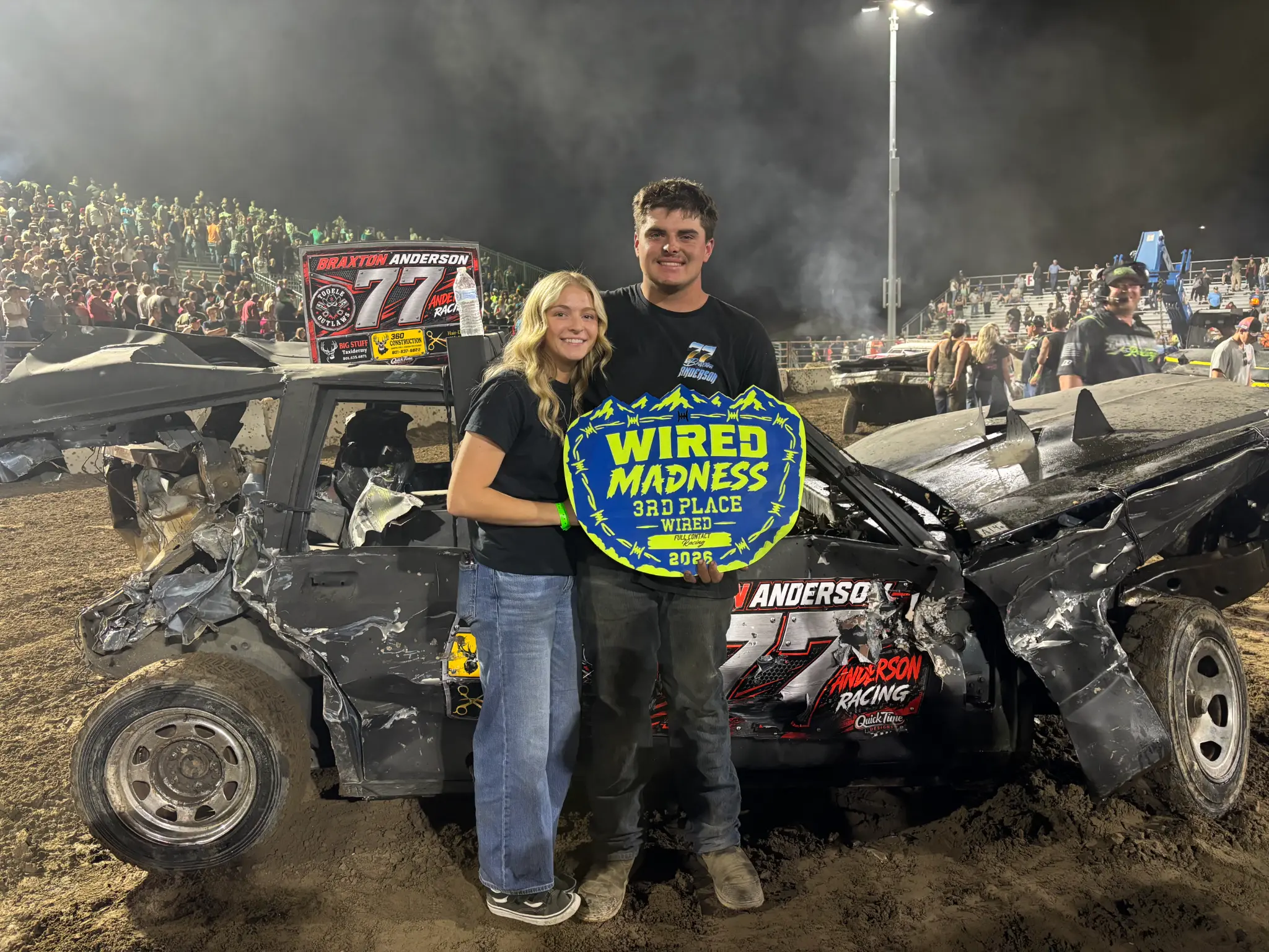 Braxton Anderson's Demo Derby car #77