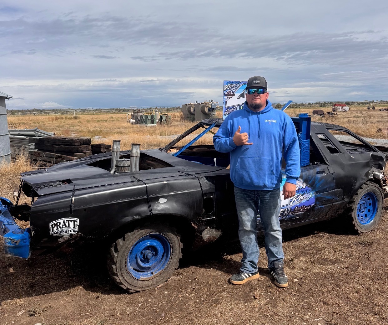 Eddy Card's Demo Derby car #208