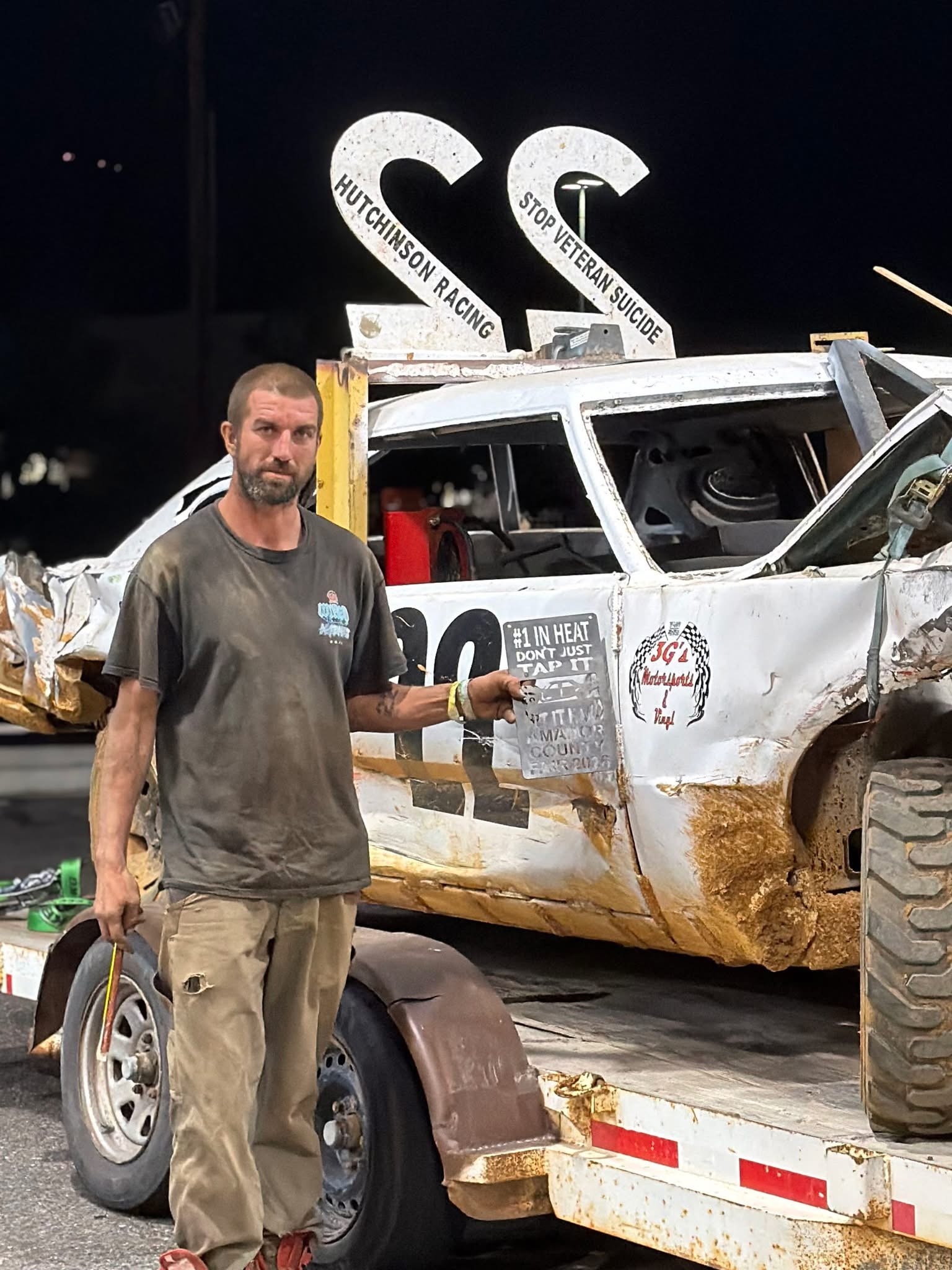Greg Hutchinson's Demo Derby car #22